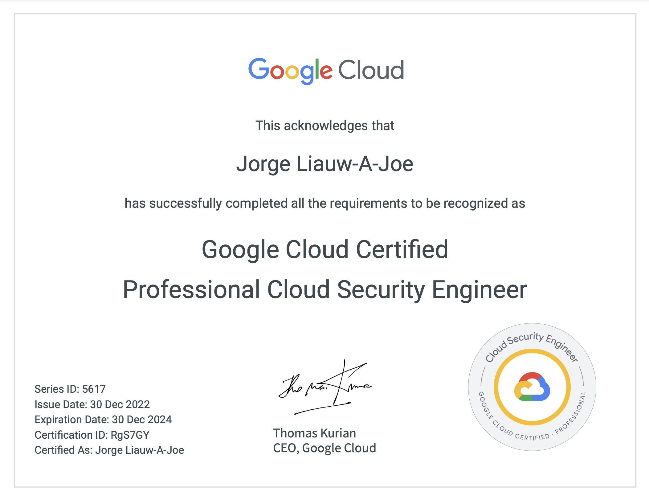 1 year at Xebia and in the Google Cloud